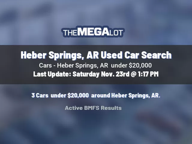 Heber Springs, AR Used Car Search