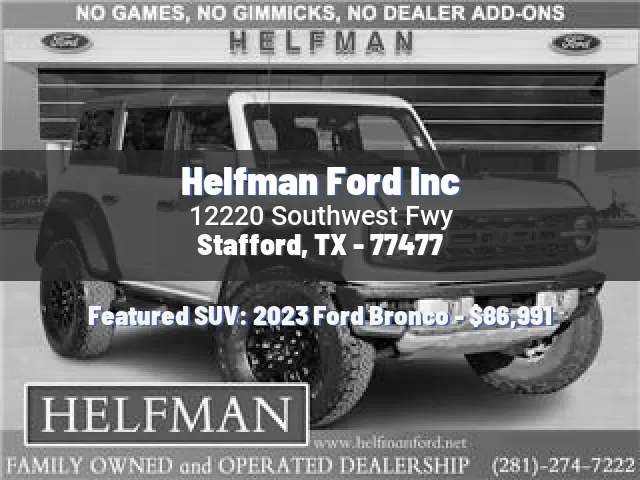 Helfman Ford Inc