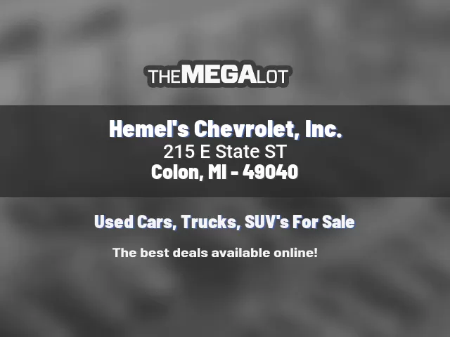 Hemel's Chevrolet, Inc.