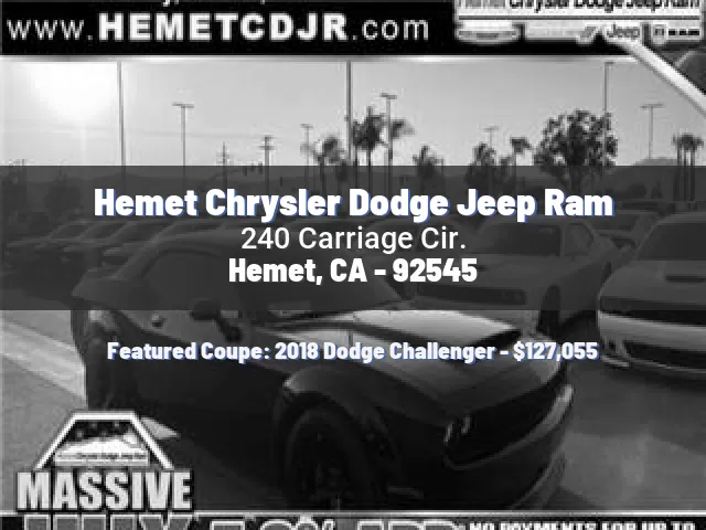 Hemet Chrysler Dodge Jeep Ram