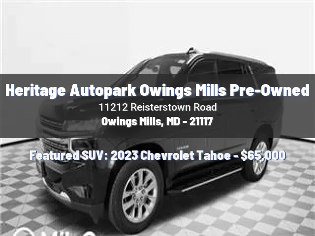 Heritage Autopark Owings Mills Pre-Owned