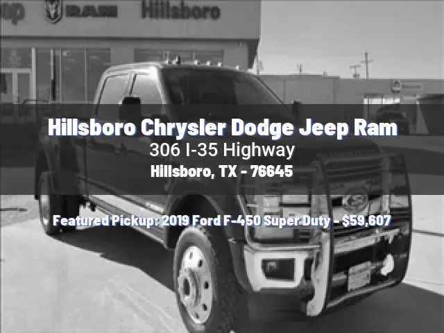 Hillsboro Chrysler Dodge Jeep Ram