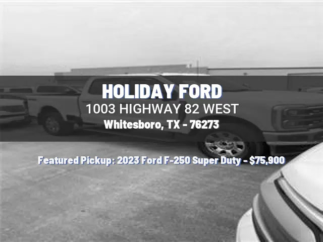 HOLIDAY FORD