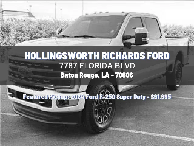 HOLLINGSWORTH RICHARDS FORD