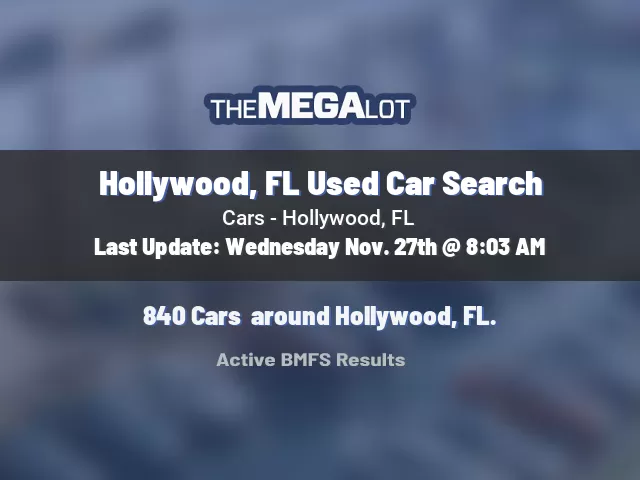 Hollywood, FL Used Car Search