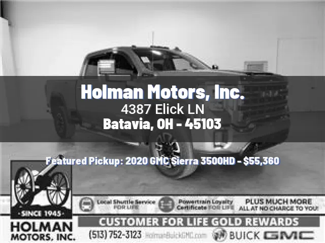 Holman Motors, Inc.