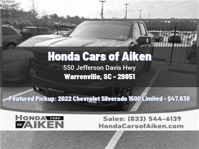 Honda Cars of Aiken