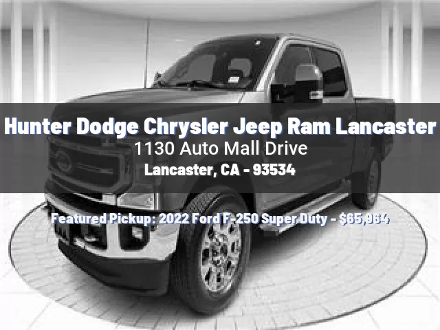 Hunter Dodge Chrysler Jeep Ram Lancaster