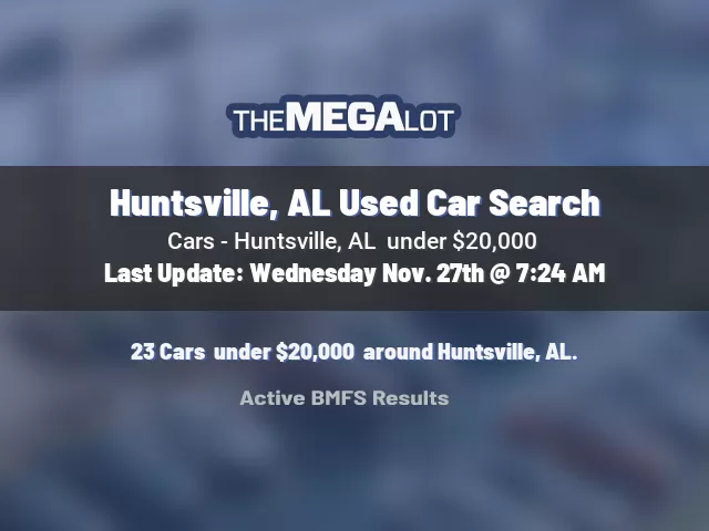 Huntsville, AL Used Car Search