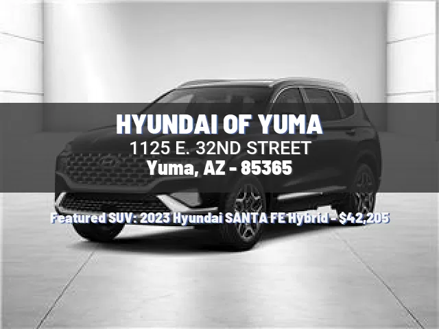 HYUNDAI OF YUMA