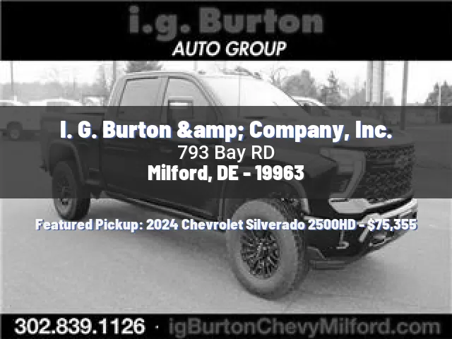 I. G. Burton & Company, Inc.