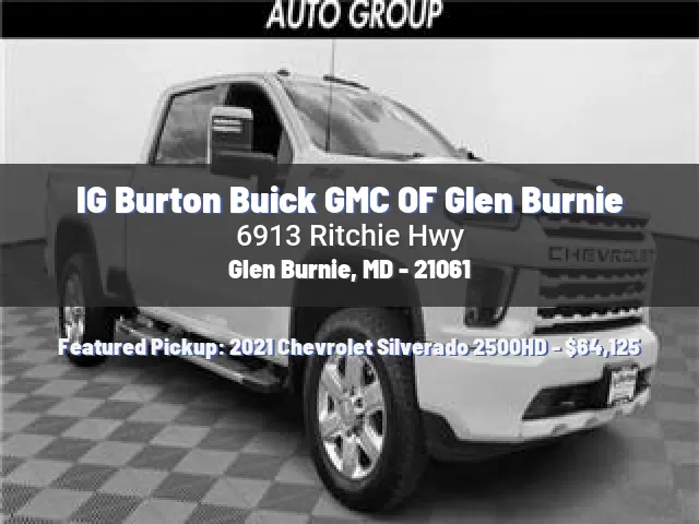 IG Burton Buick GMC OF Glen Burnie