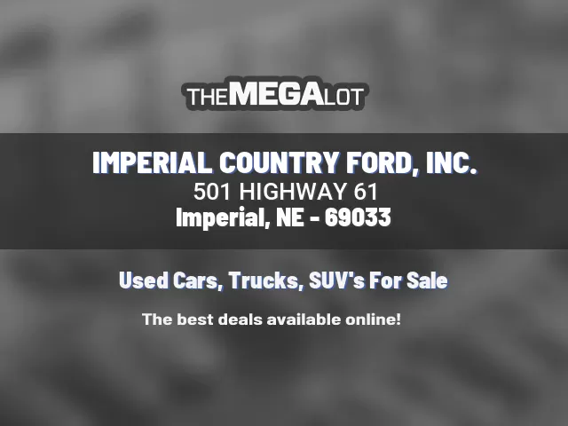 IMPERIAL COUNTRY FORD, INC.