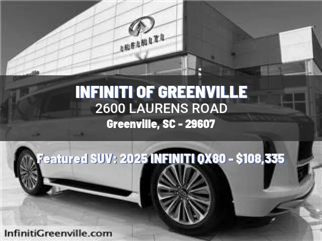 INFINITI OF GREENVILLE