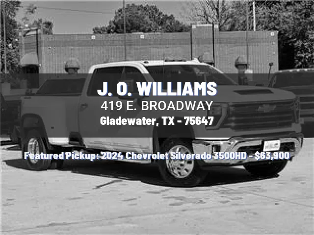 J. O. WILLIAMS