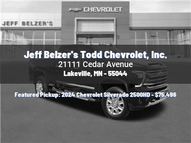 Jeff Belzer's Todd Chevrolet, Inc.