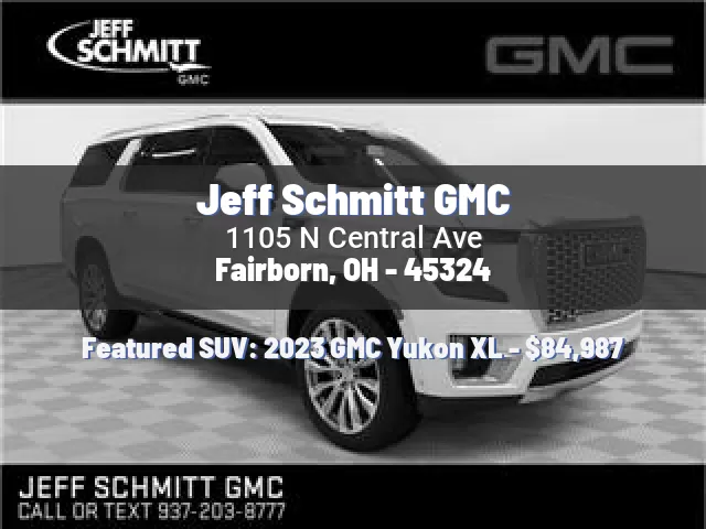 Jeff Schmitt GMC