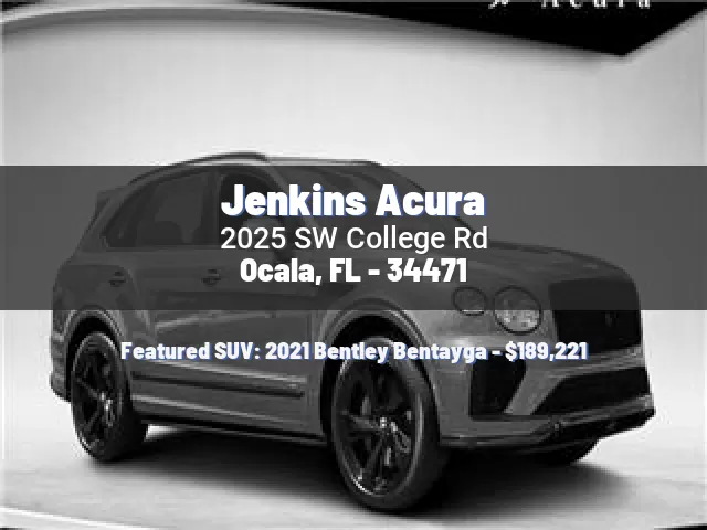 Jenkins Acura