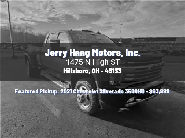 Jerry Haag Motors, Inc.