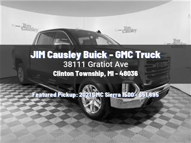 JIM Causley Buick - GMC Truck