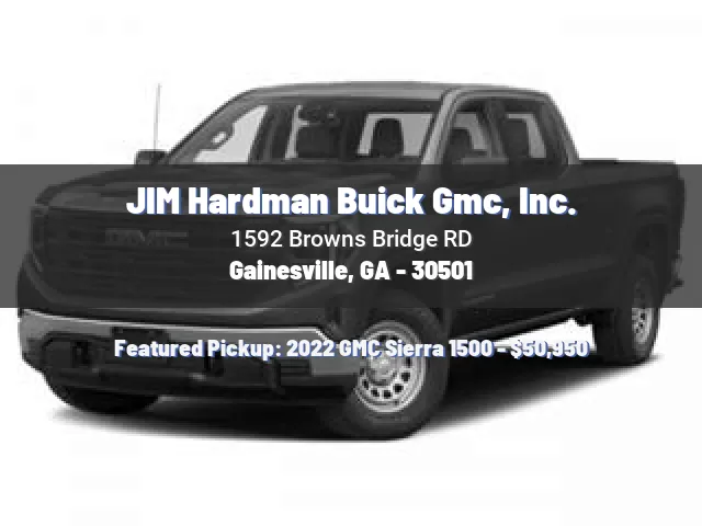 JIM Hardman Buick Gmc, Inc.