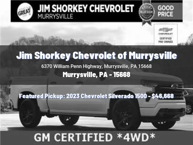 Jim Shorkey Chevrolet of Murrysville