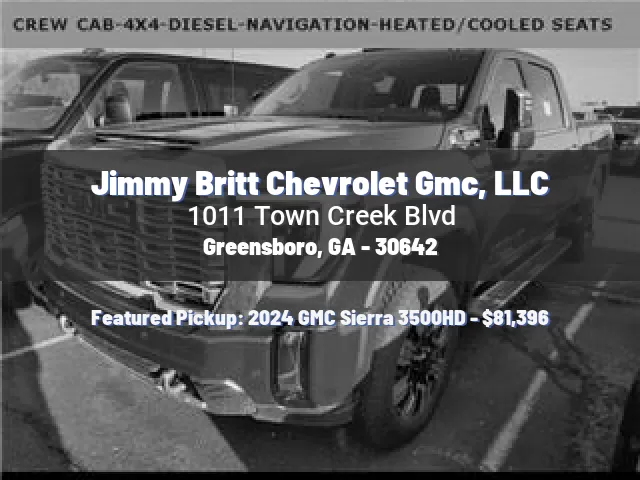 Jimmy Britt Chevrolet Gmc, LLC