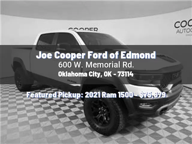 Joe Cooper Ford of Edmond