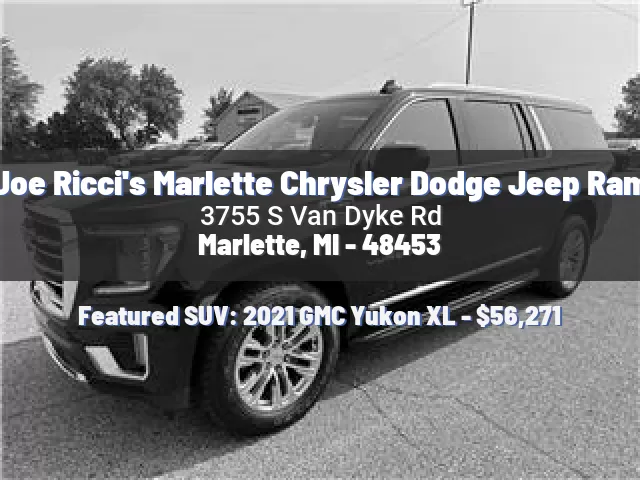 Joe Ricci's Marlette Chrysler Dodge Jeep Ram