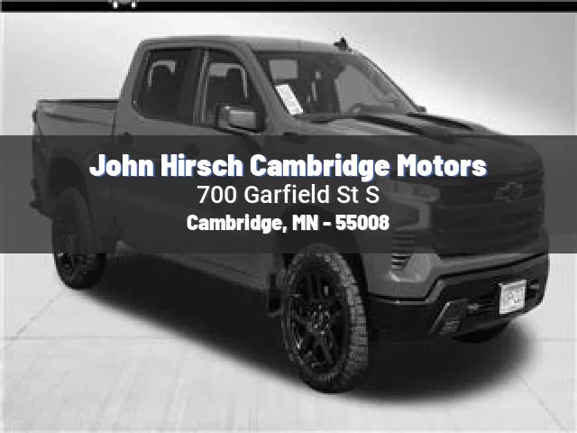 John Hirsch Cambridge Motors