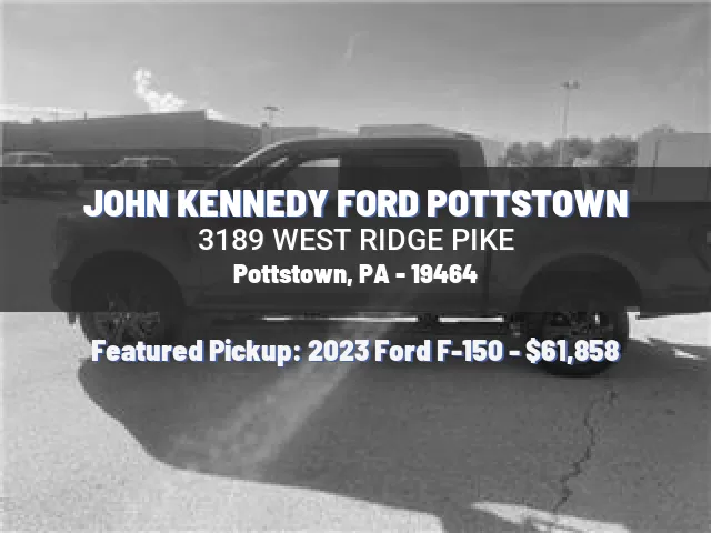 JOHN KENNEDY FORD POTTSTOWN