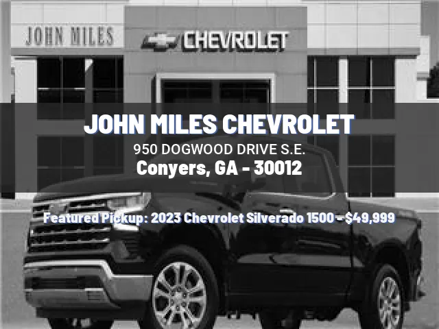 JOHN MILES CHEVROLET