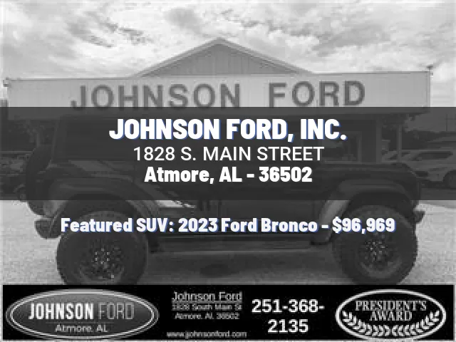 JOHNSON FORD, INC.