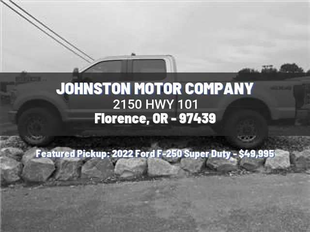 JOHNSTON MOTOR COMPANY