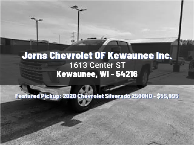 Jorns Chevrolet OF Kewaunee Inc.