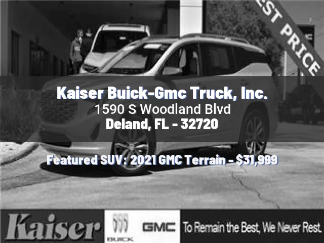 Kaiser Buick-Gmc Truck, Inc.