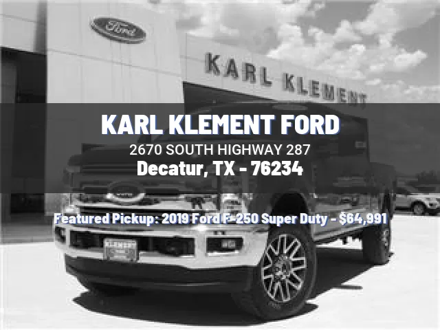 KARL KLEMENT FORD