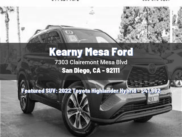 Kearny Mesa Ford