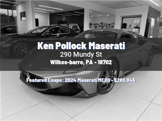 Ken Pollock Maserati