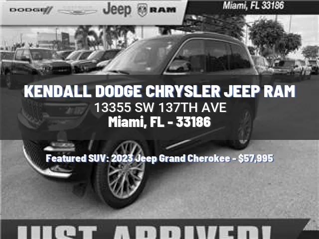 KENDALL DODGE CHRYSLER JEEP RAM