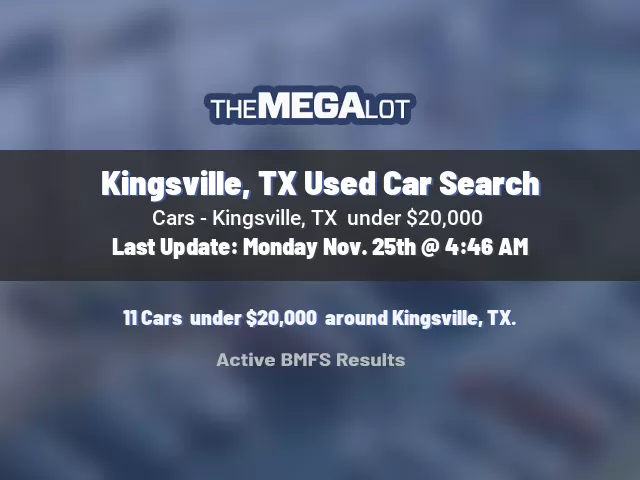 Kingsville, TX Used Car Search