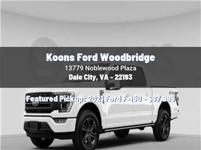 Koons Ford Woodbridge