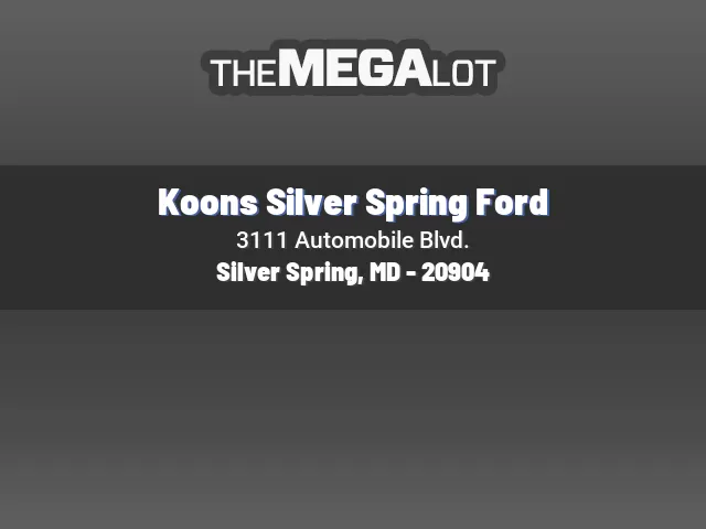 Koons Silver Spring Ford