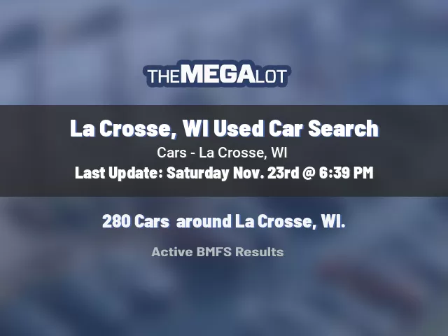 La Crosse, WI Used Car Search