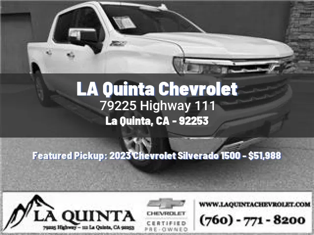 LA Quinta Chevrolet