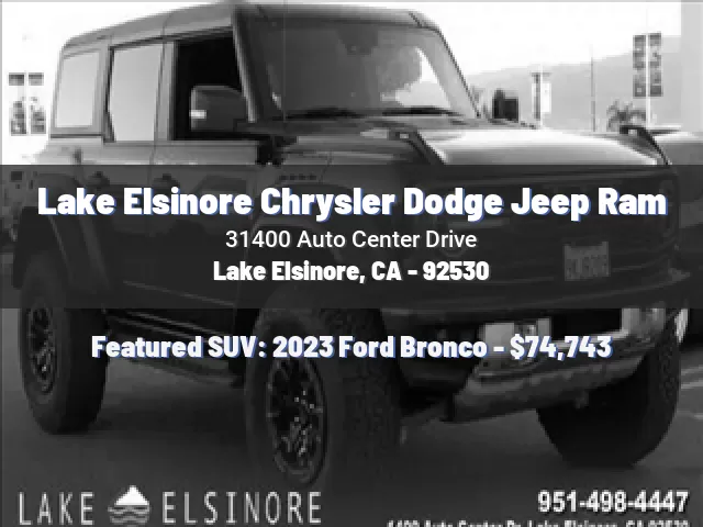 Lake Elsinore Chrysler Dodge Jeep Ram