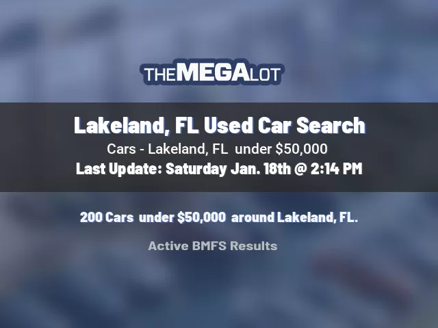 Lakeland, FL Used Car Search