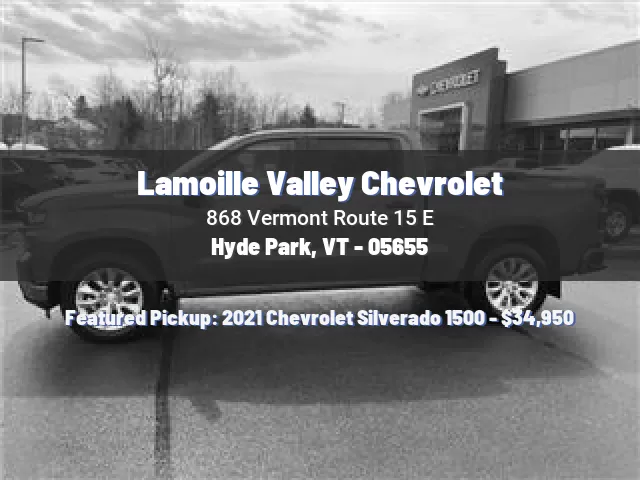 Lamoille Valley Chevrolet