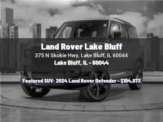 Land Rover Lake Bluff