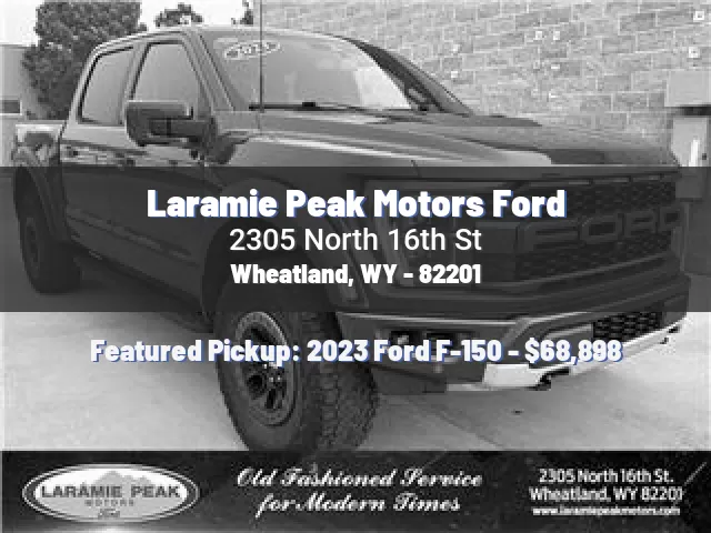 Laramie Peak Motors Ford